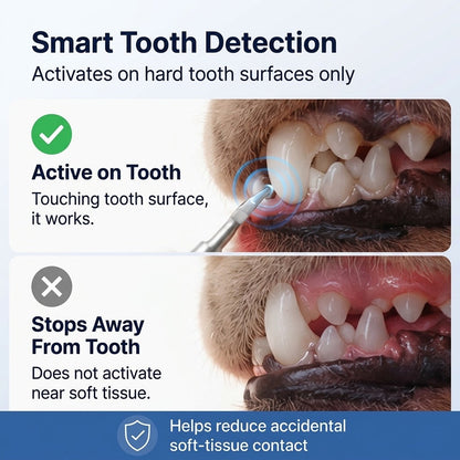 Ortekor Ultrasonic Pet Dental Cleaner for Dogs & Cats – At-Home Tartar Care for Fresher Breath Between Vet Visits