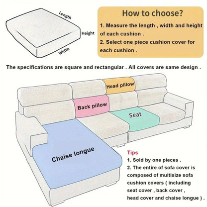 Stretchable Couch Slipcover for Pets – Machine Washable Furniture Protector for Living Room Sofas, Armchairs & Sectionals – 1-4 Seat
