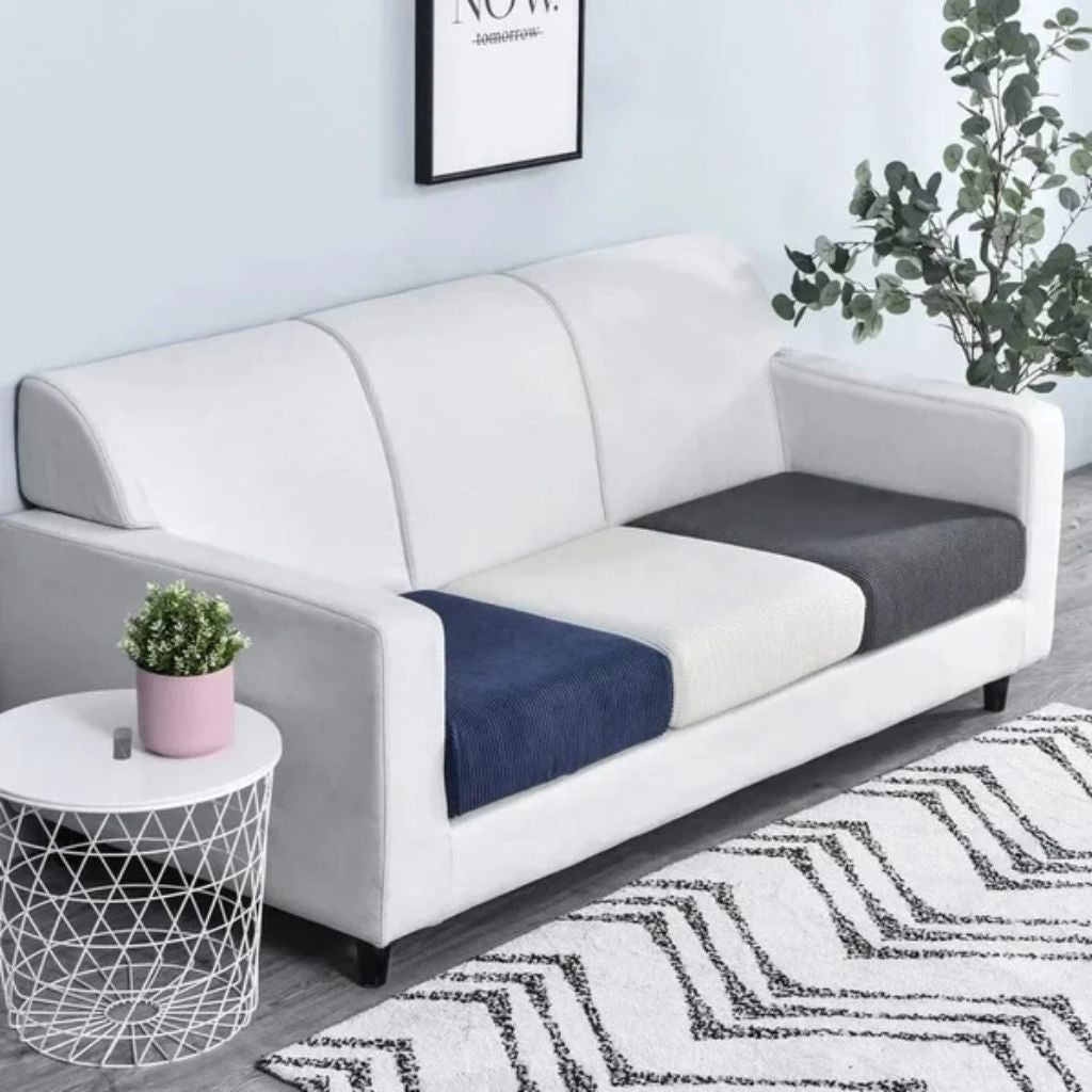 Stretchable Couch Slipcover for Pets – Machine Washable Furniture Protector for Living Room Sofas, Armchairs & Sectionals – 1-4 Seat