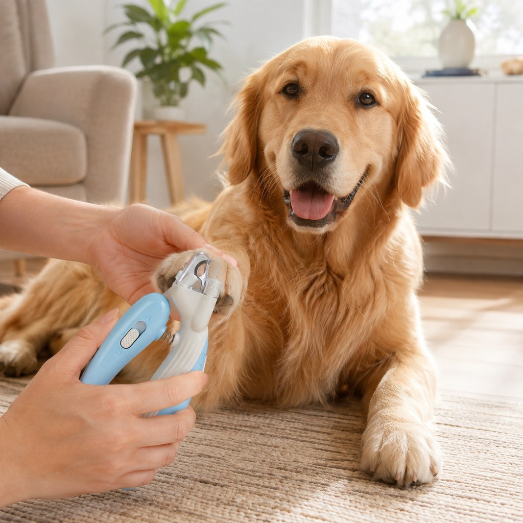 Ortekor Pet Nail Clippers for At-Home Grooming – LED Guard & Mini Styles for Cleaner, Easier Dog & Cat Nail Trims