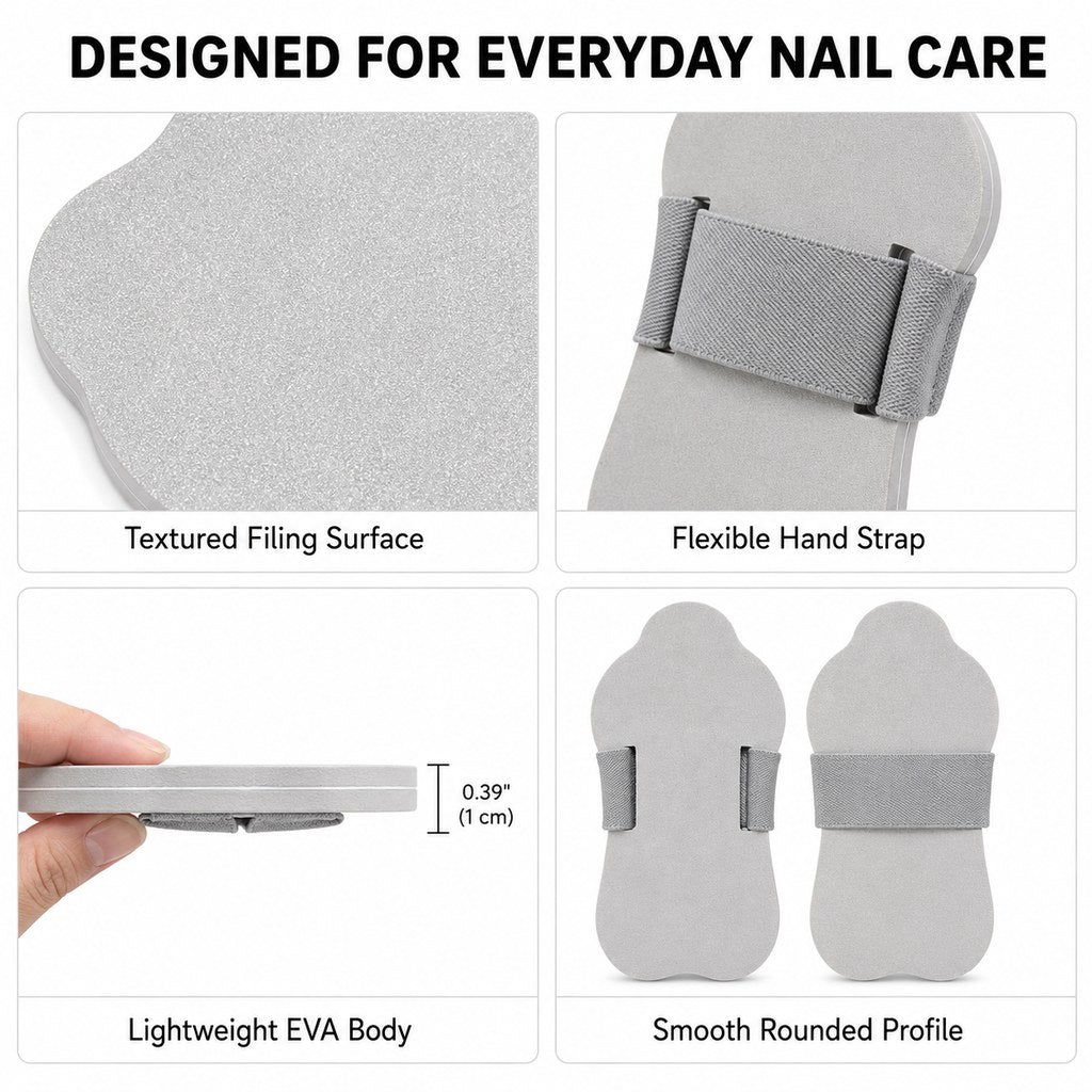Ortekor Quiet Handheld Pet Nail File Board for At-Home Dog & Cat Nail Care - Blade-Free, No Charging