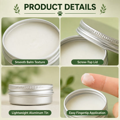 Ortekor Dog & Cat Paw Balm for Post-Walk Care - Moisturizes Dry, Rough Paw Pads