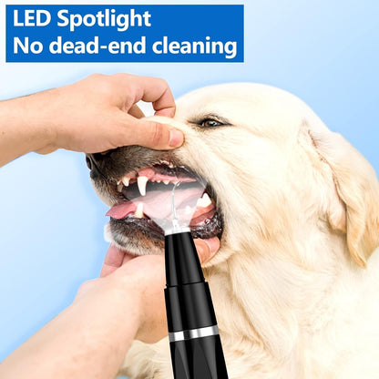 Ultrasonic Dog & Cat Dental Scaler for Home Use – Rechargeable Pet Tooth Cleaning Tool for Tartar & Plaque