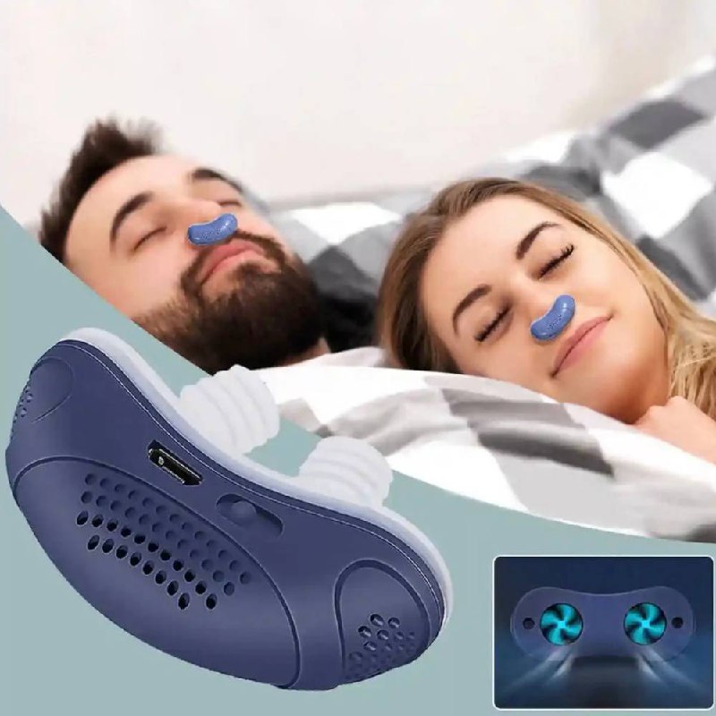 Compact Snore Stopping Device, Rechargeable Nasal Aid