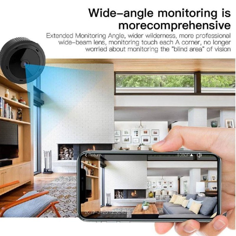 Small Wireless Home Security Camera with HD Vision