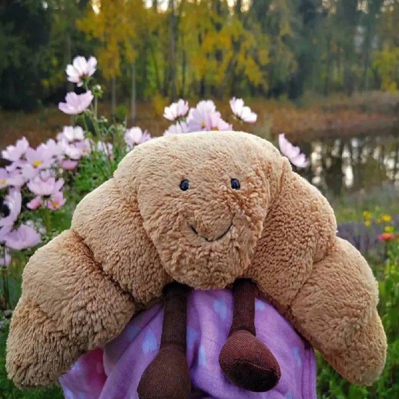 Cuddly Pastry Shaped Pillow, Plush 13-Inch Hug Buddy