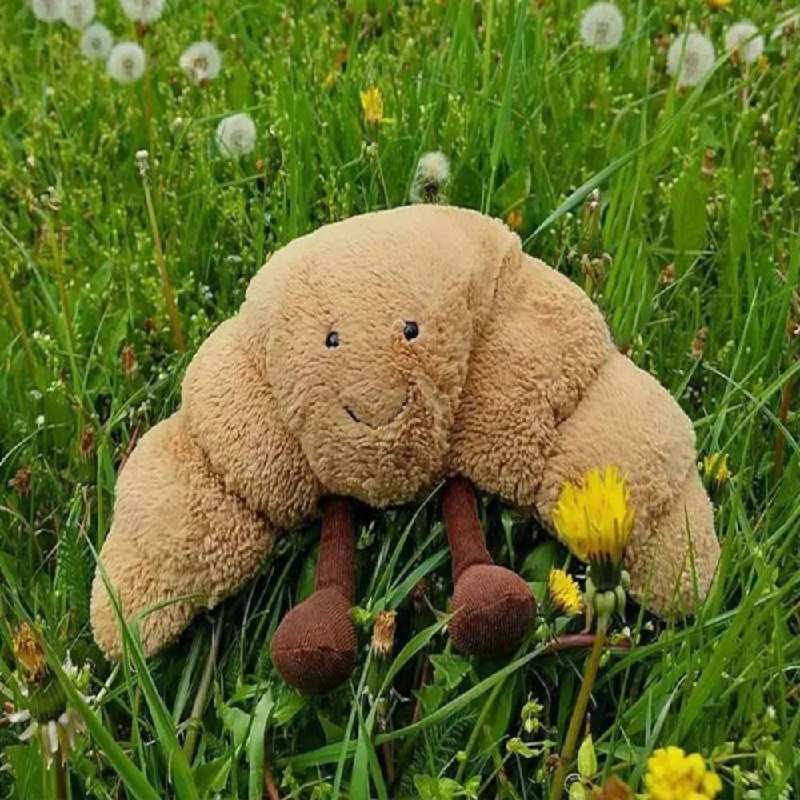 Cuddly Pastry Shaped Pillow, Plush 13-Inch Hug Buddy - Ortekor
