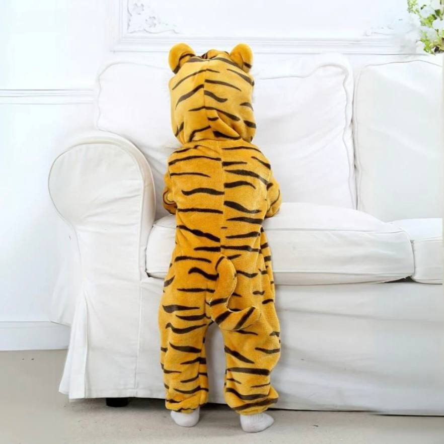Cozy Kids Animal Onesie Warm Fleece Jumpsuit