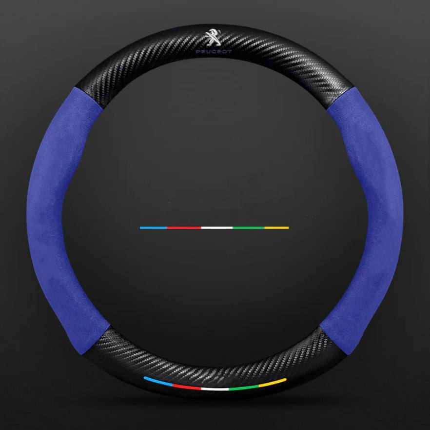 Premium Leather Steering Wheel Grip Cover
