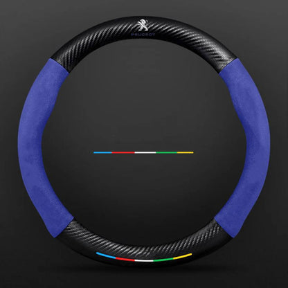 Premium Leather Steering Wheel Grip Cover