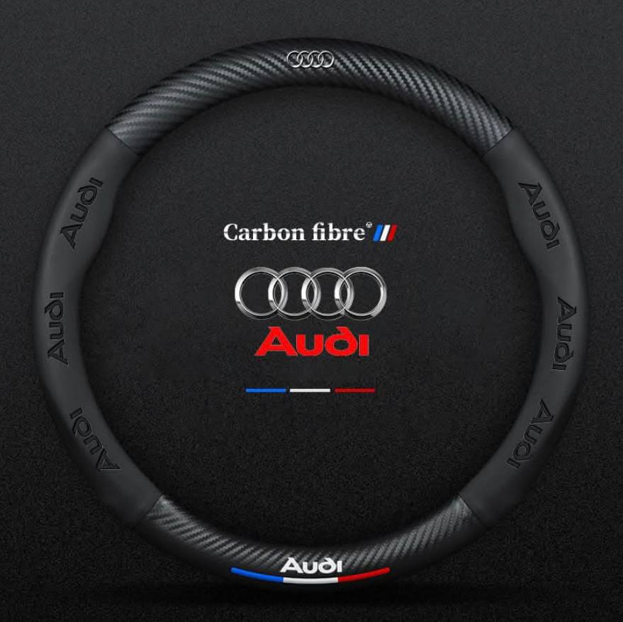 Premium Leather Steering Wheel Grip Cover