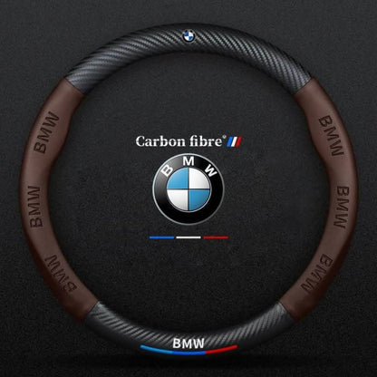 Premium Leather Steering Wheel Grip Cover