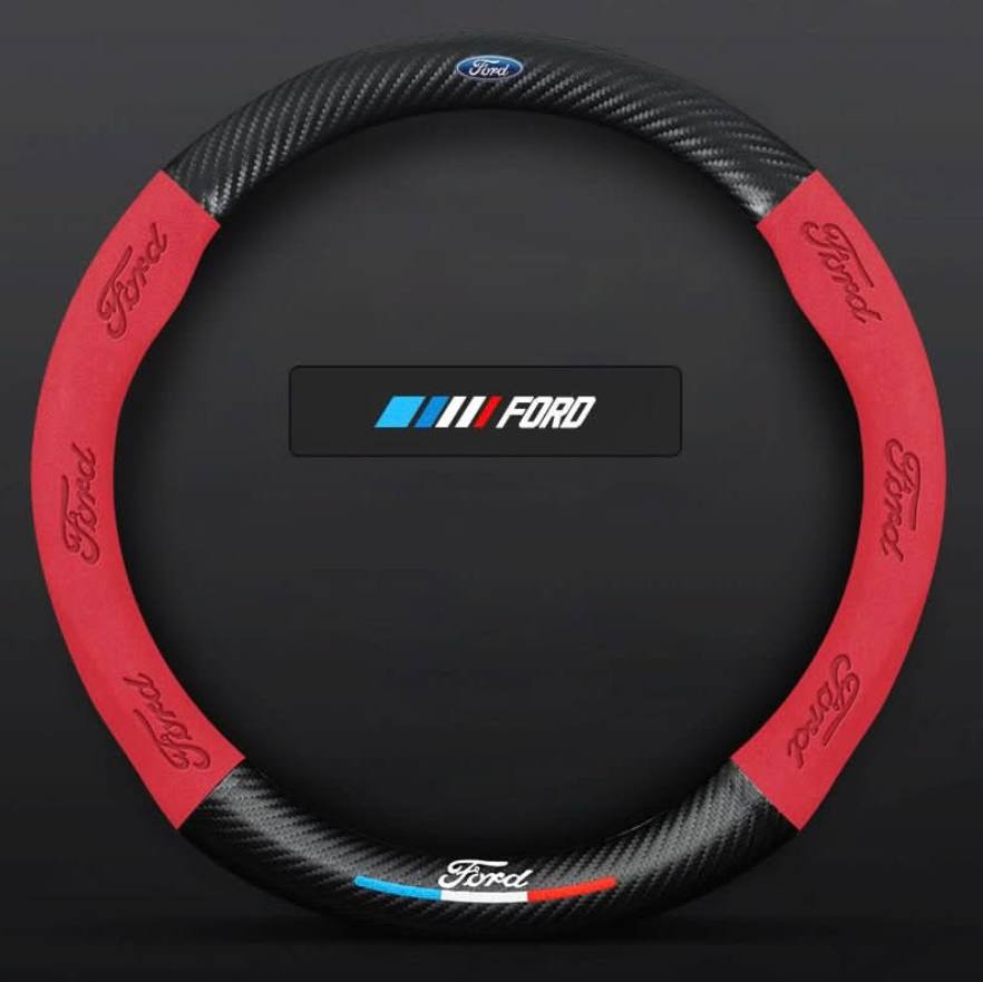 Premium Leather Steering Wheel Grip Cover