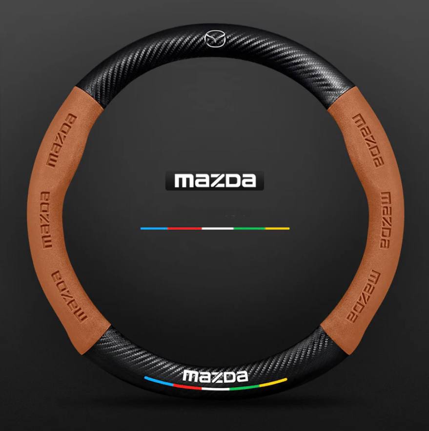 Premium Leather Steering Wheel Grip Cover