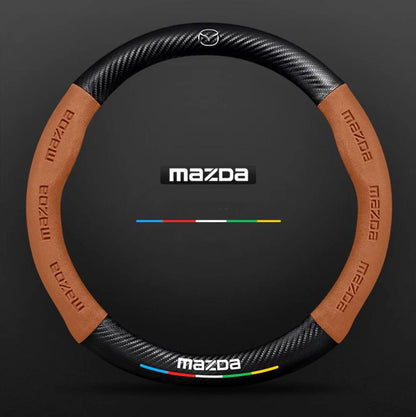 Premium Leather Steering Wheel Grip Cover