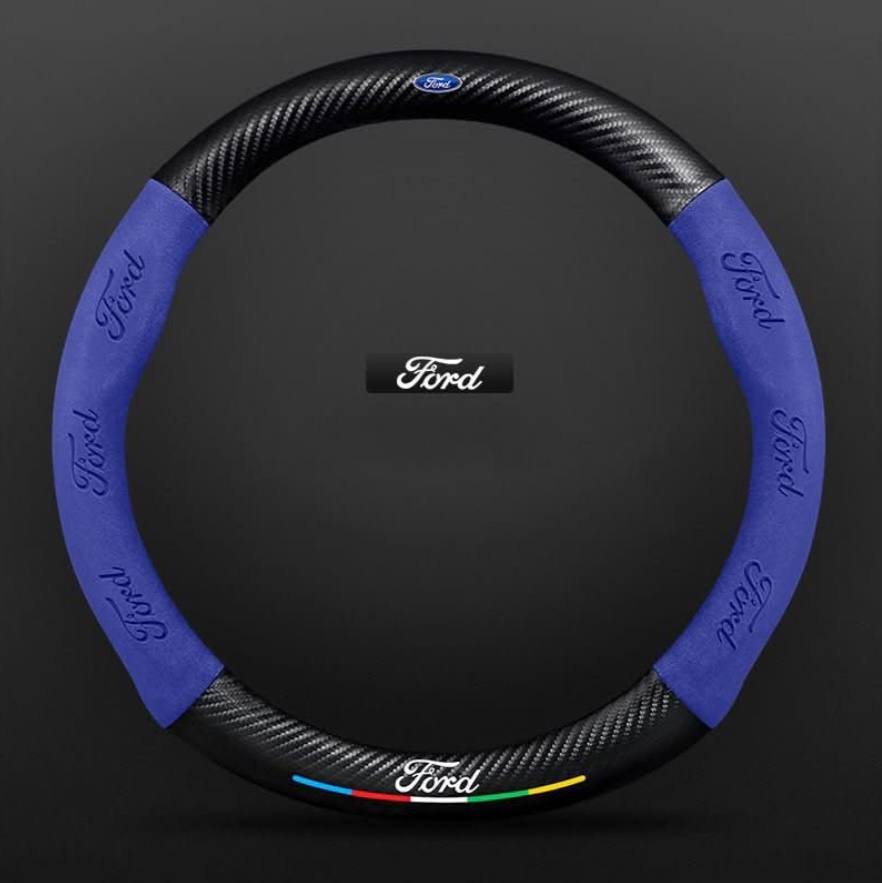 Premium Leather Steering Wheel Grip Cover
