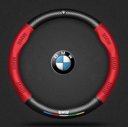 Premium Leather Steering Wheel Grip Cover