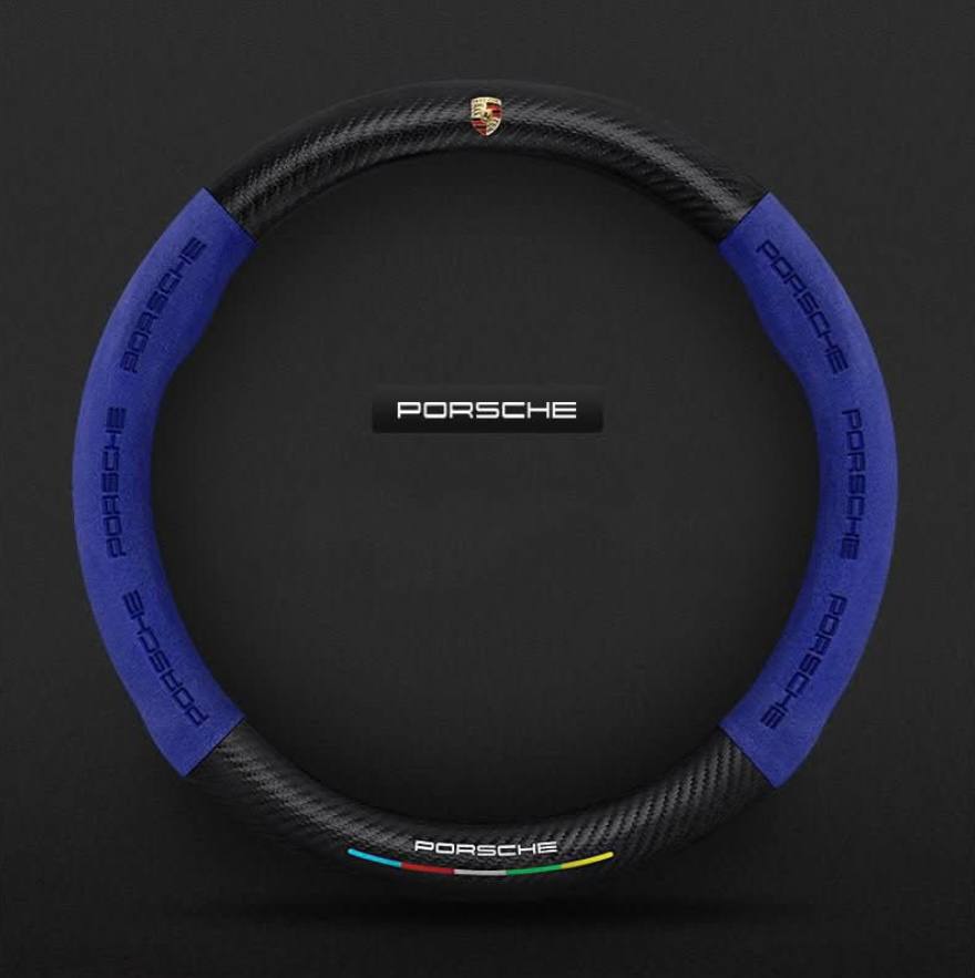 Premium Leather Steering Wheel Grip Cover