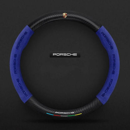 Premium Leather Steering Wheel Grip Cover
