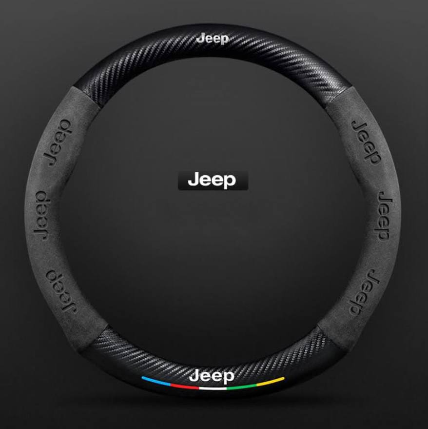 Premium Leather Steering Wheel Grip Cover