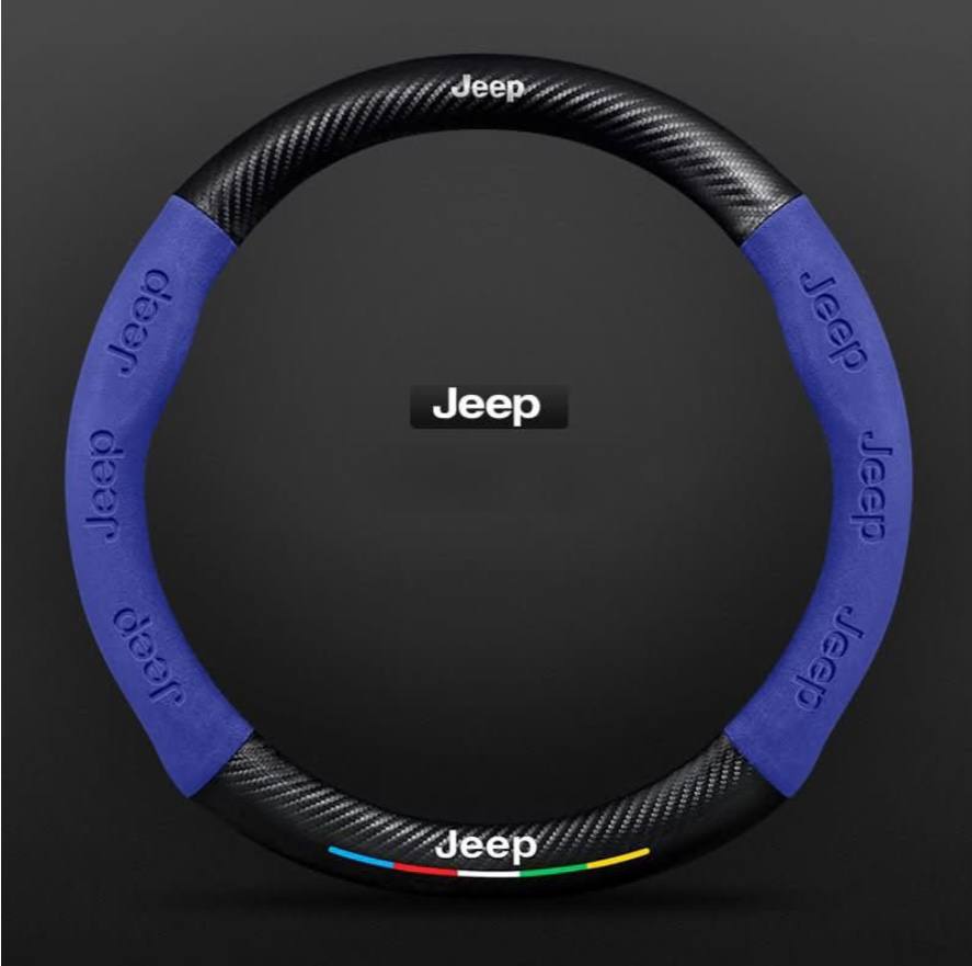 Premium Leather Steering Wheel Grip Cover