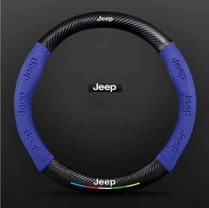 Premium Leather Steering Wheel Grip Cover