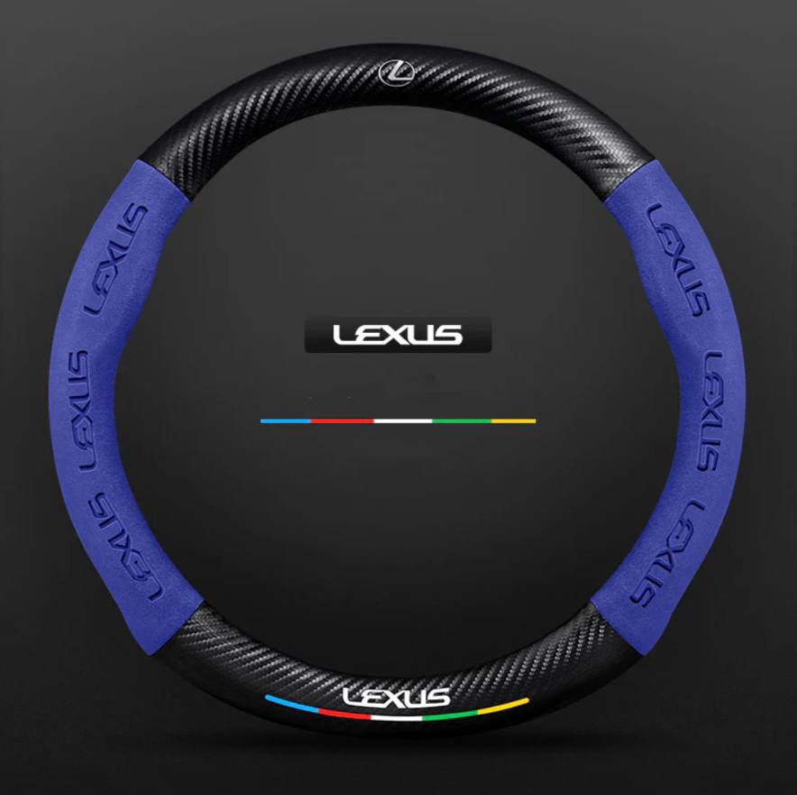 Premium Leather Steering Wheel Grip Cover