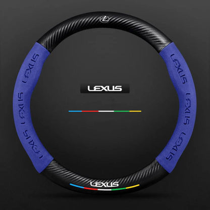 Premium Leather Steering Wheel Grip Cover