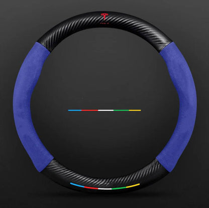 Premium Leather Steering Wheel Grip Cover