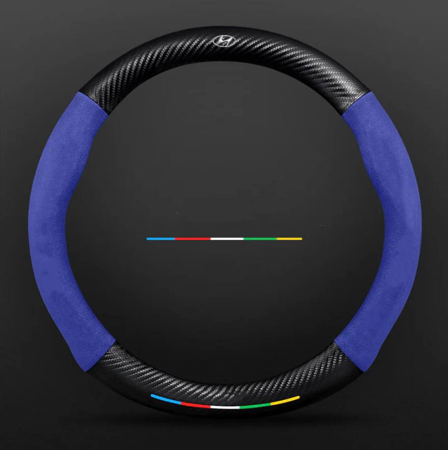 Premium Leather Steering Wheel Grip Cover