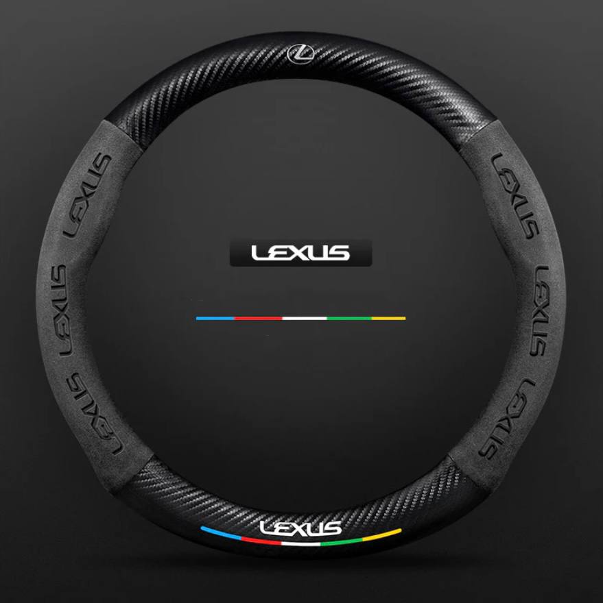 Premium Leather Steering Wheel Grip Cover