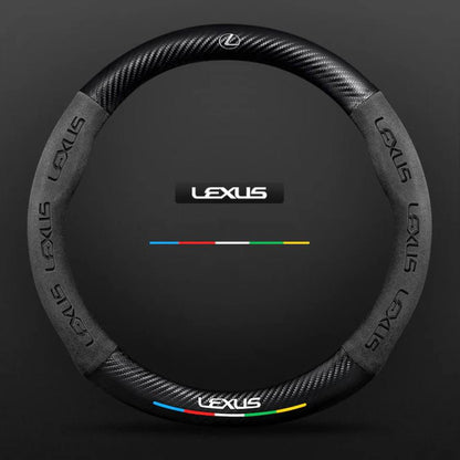 Premium Leather Steering Wheel Grip Cover