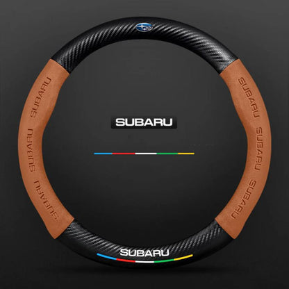 Premium Leather Steering Wheel Grip Cover