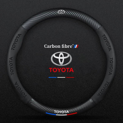 Premium Leather Steering Wheel Grip Cover