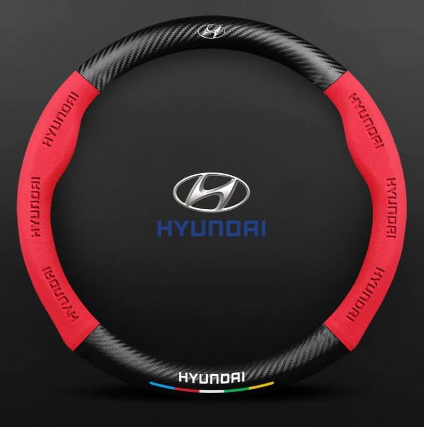 Premium Leather Steering Wheel Grip Cover