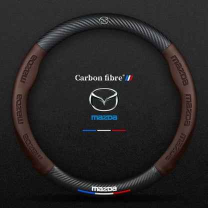 Premium Leather Steering Wheel Grip Cover