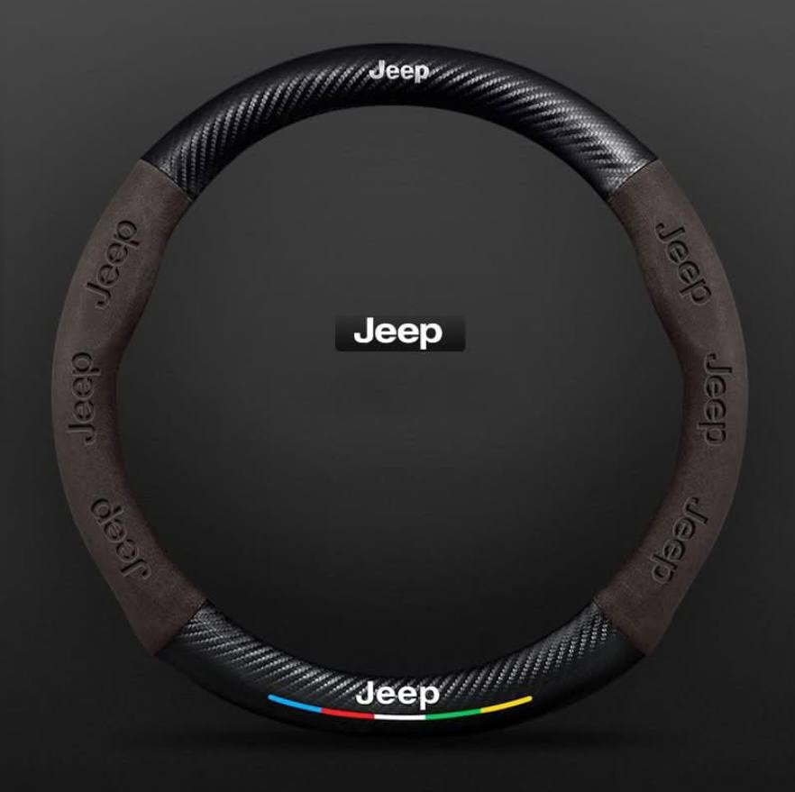 Premium Leather Steering Wheel Grip Cover