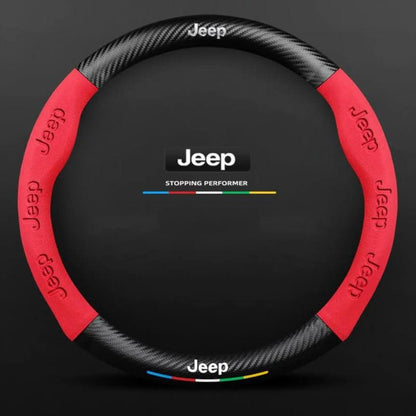 Premium Leather Steering Wheel Grip Cover