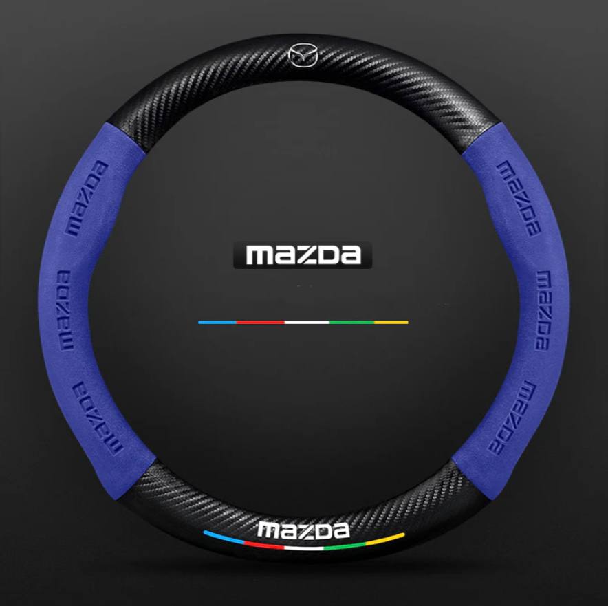 Premium Leather Steering Wheel Grip Cover