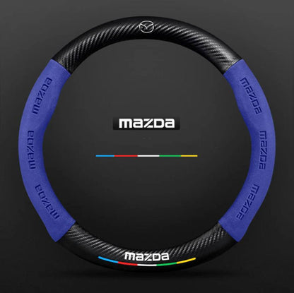 Premium Leather Steering Wheel Grip Cover
