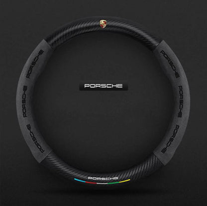 Premium Leather Steering Wheel Grip Cover