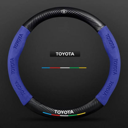 Premium Leather Steering Wheel Grip Cover