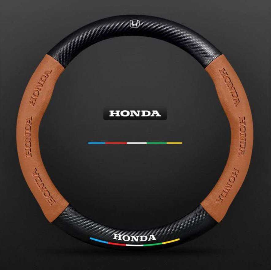 Premium Leather Steering Wheel Grip Cover