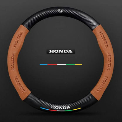 Premium Leather Steering Wheel Grip Cover
