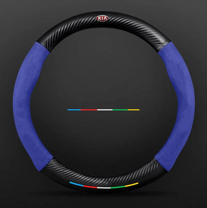Premium Leather Steering Wheel Grip Cover