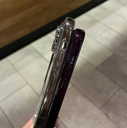 Slim Protective Phone Case with Luxe Metal Accent