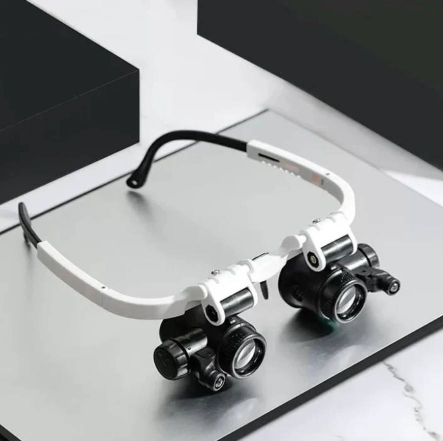 Versatile LED Magnifier with 3X Interchangeable Lenses