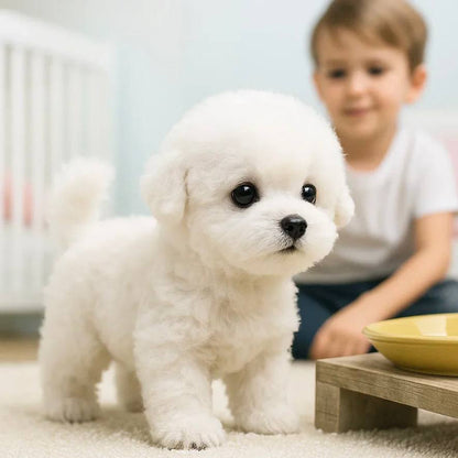 Cuddly Lifelike Plush Dog Toy for Children