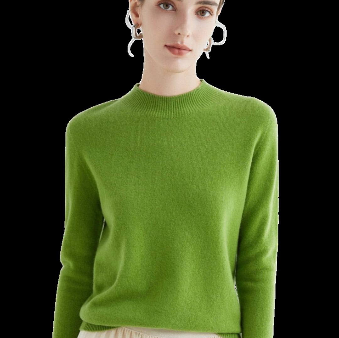 Soft Women's Crew Neck Cashmere Sweater