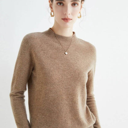 Soft Women's Crew Neck Cashmere Sweater